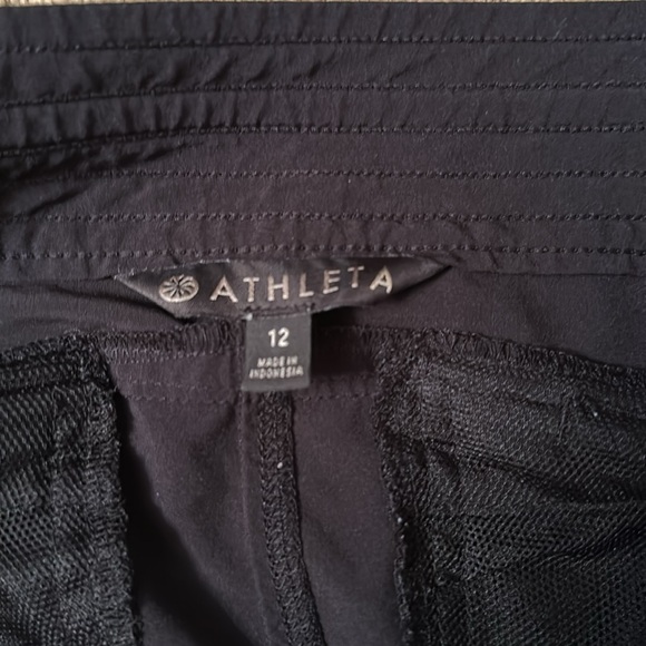 Athleta shorts. Black. Size 12. - Picture 3 of 6